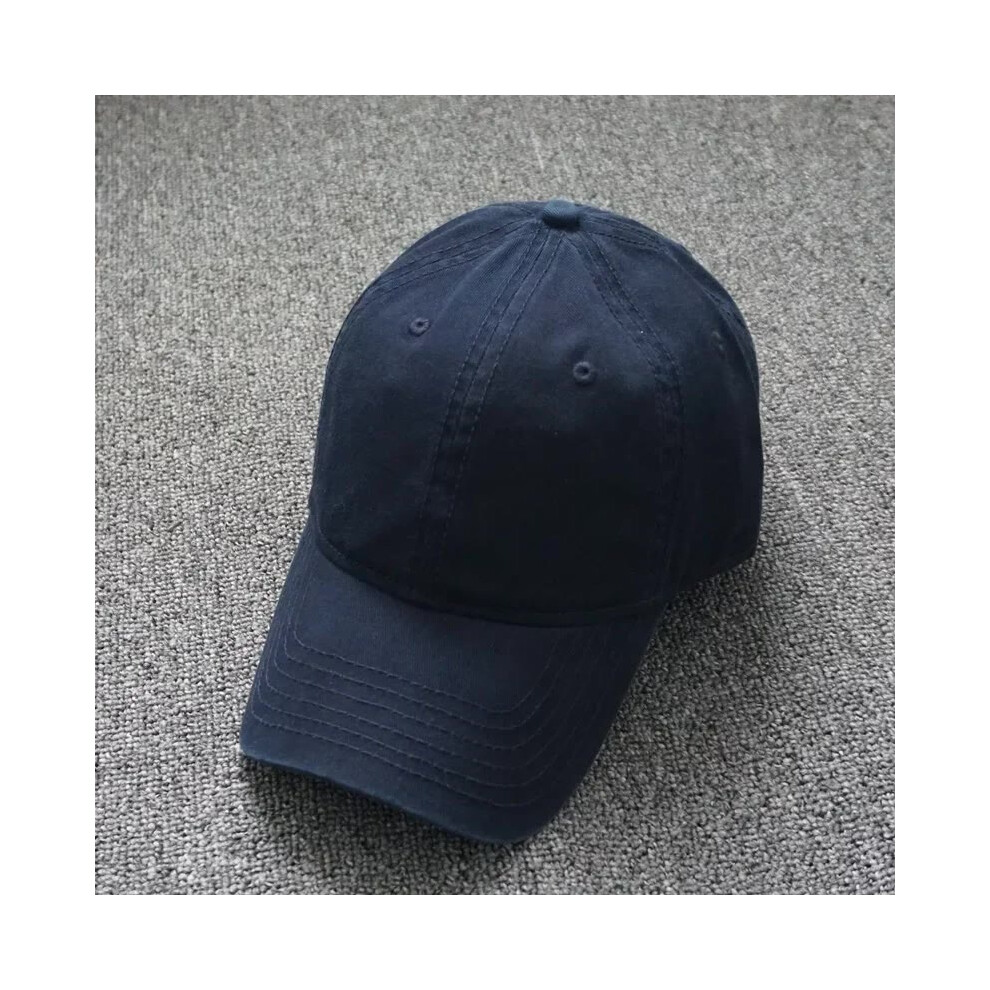 (navy blue, Normal  55-60CM) Big Size Hat for Men  Man Large Head Baseball Cap Sold Color Soft Cotton Plus Sport Snapback Lady Large Sun Caps 56-60CM-image-OPC-PGZJWVP-NEW