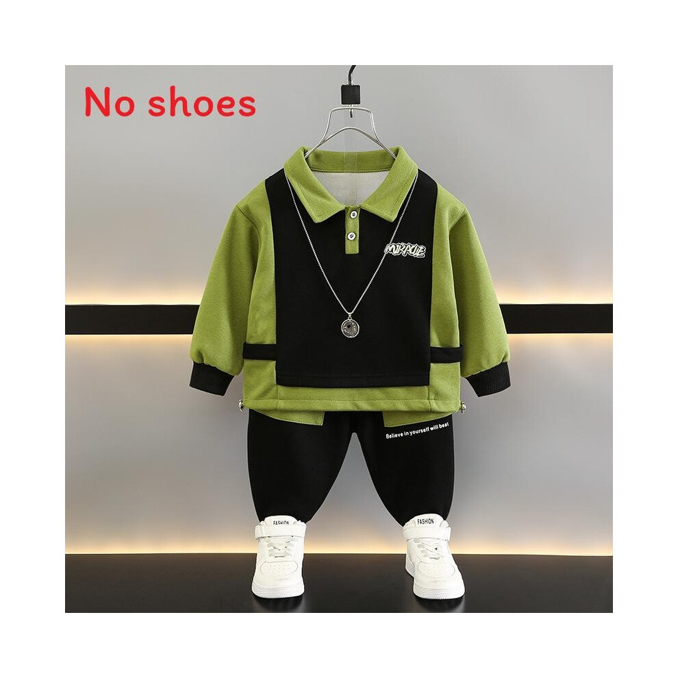 (StyleB)Ensemble tenue automne garçon élégant confortable 2 pièces vêtements enfant âge 38 ans