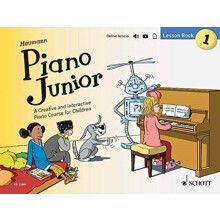 Piano Junior Lesson Book 1 by HansGunter Heumann Other Book
