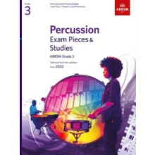 Percussion Exam Pieces amp Studies ABRSM Grade 3 by ABRSM Other Book