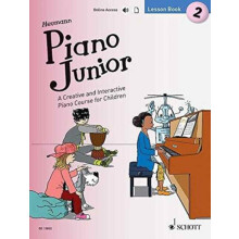 Piano Junior Lesson Book 2 by HansGunter Heumann Other Book