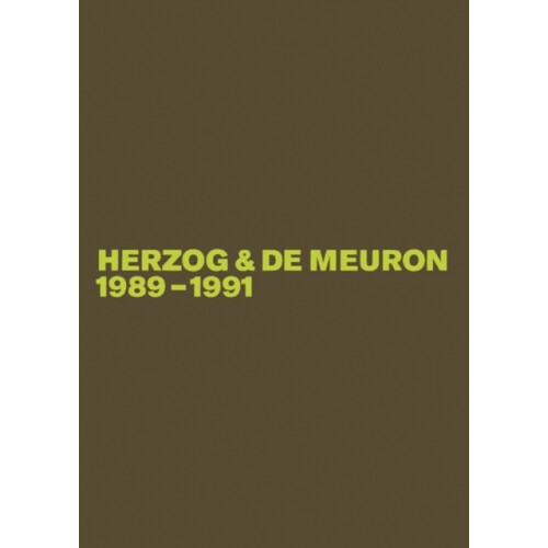 Herzog amp de Meuron 19891991 by Gerhard Mack Hardcover Book