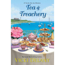 Tea and Treachery by Vicki Delany Hardcover Book