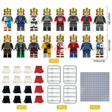 (16PCS Medieval Knights -G) 48PCS Medieval Knights dragon soldiers building castles MiniFigures Fits Lego