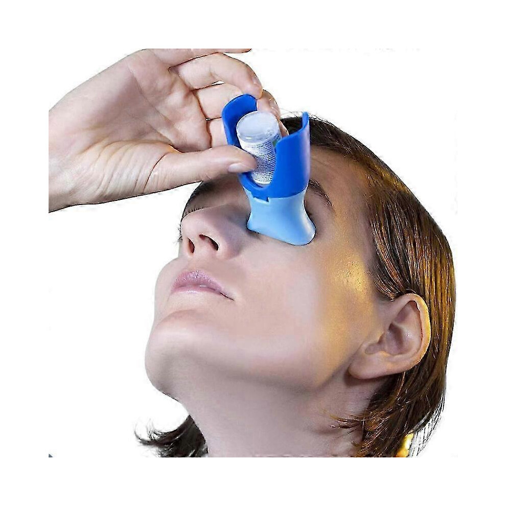 (As Show, One Size) Eyedrop Bottle Dispenser, Portable Eye Drop Applicator, Reusable Eye Drop Guide Aid For Seniors And Elderly, Bottle Holder Tool Fo 5062994798061