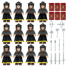 (12PCS Medieval Knights -10) 48PCS Medieval Knights dragon soldiers building castles MiniFigures Fits Lego
