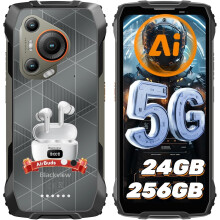 (BL7000-black) Blackview BL7000 Unbreakable Smartphone 24GB 256GB/TF 2TB