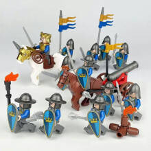 Medieval War Horse Cannon Knights dragon soldiers building castles MiniFigures Fits Lego