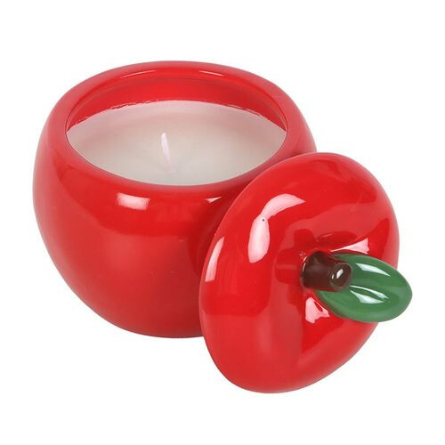 Apple Shaped Candle Jar 2