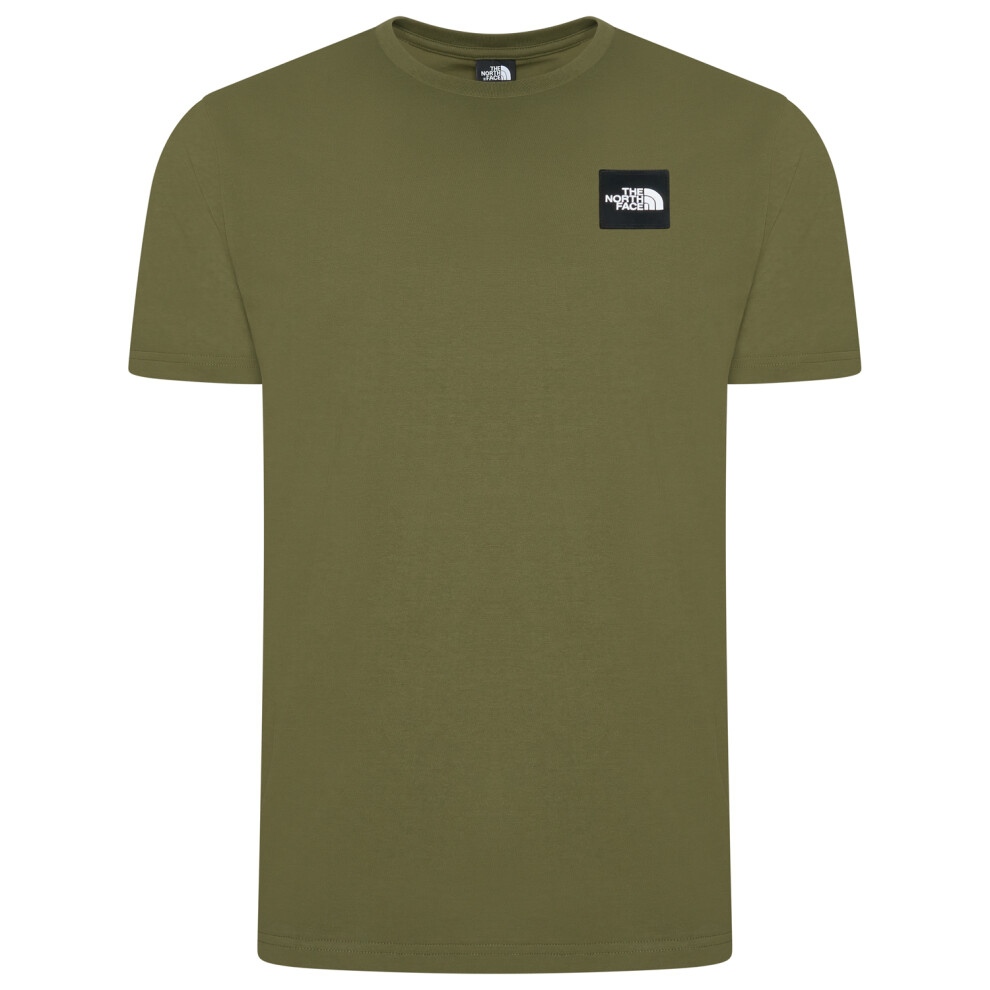 The North Face (, Large) Patch Logo Men's T-Shirt Green