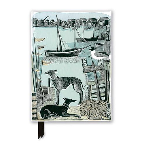 Angela Harding Harbour Whippets Foiled Journal by Created by Flame Tre