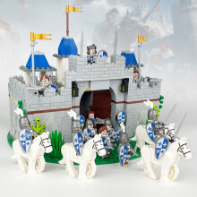 (Building Castles - B) Medieval Knights dragon building castles MiniFigures Fits Lego