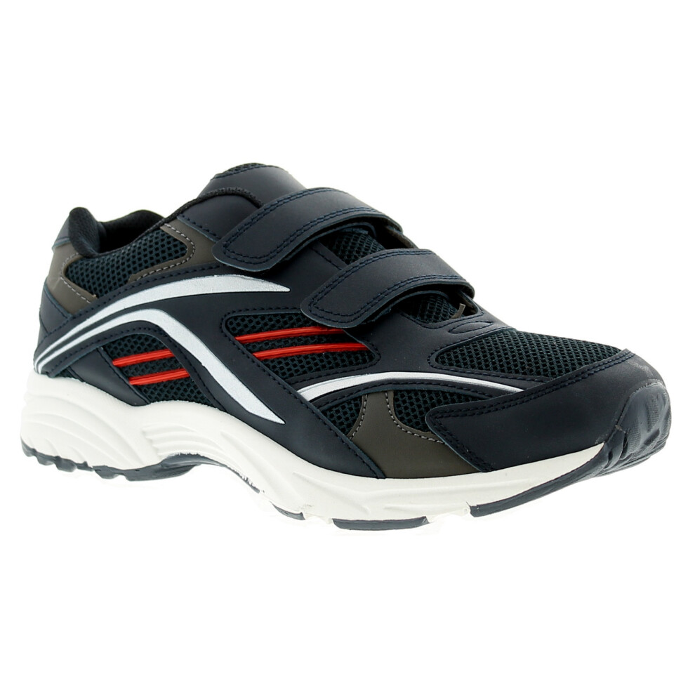 (Blue, 10 (Adults')) Focus Mens Trainers Speedy Touch Fastening navy UK Size