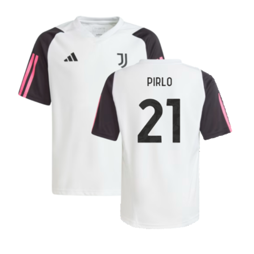 (SB) 2023-2024 Juventus Training Shirt (White) - Kids (PIRLO 21)