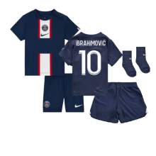 (9-12 Months) 2022-2023 PSG Infants Home Kit (IBRAHIMOVIC 10)