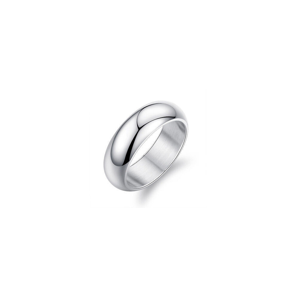 (12, 12) Rings Fashion Wedding For Women Men Sliver Color Elegant Jewelry Simple Couple Set Ring