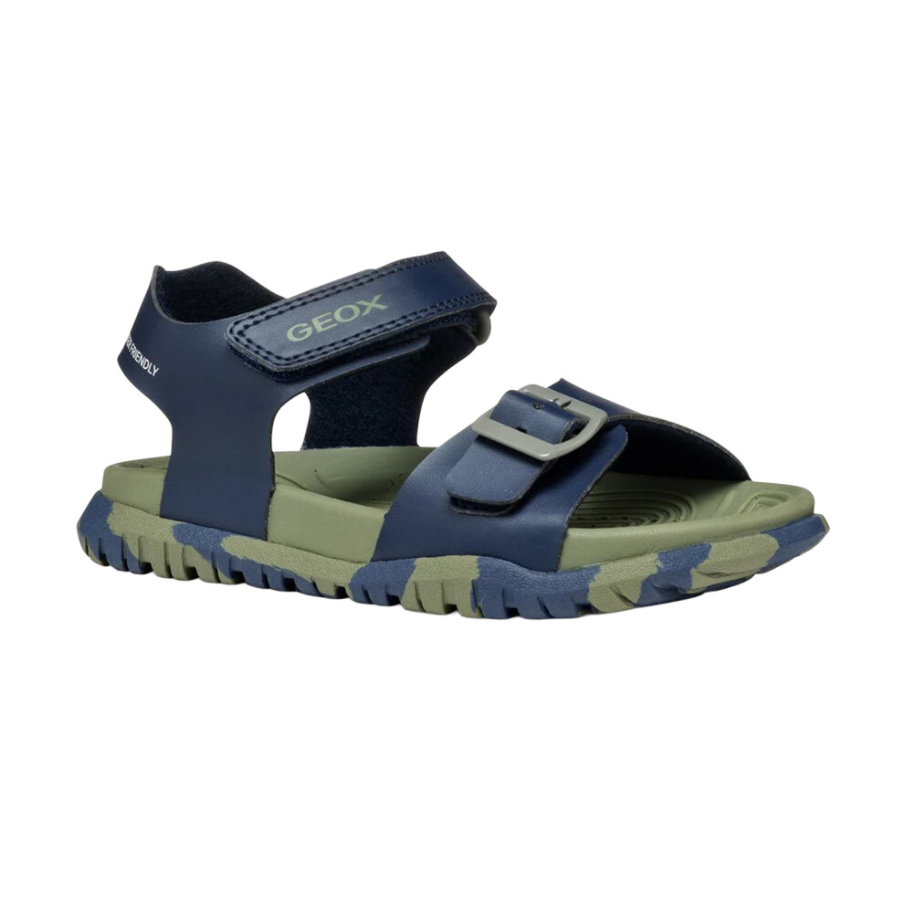 (1.5 UK Child, Navy/Military) Geox Boys fusbetto Sandals