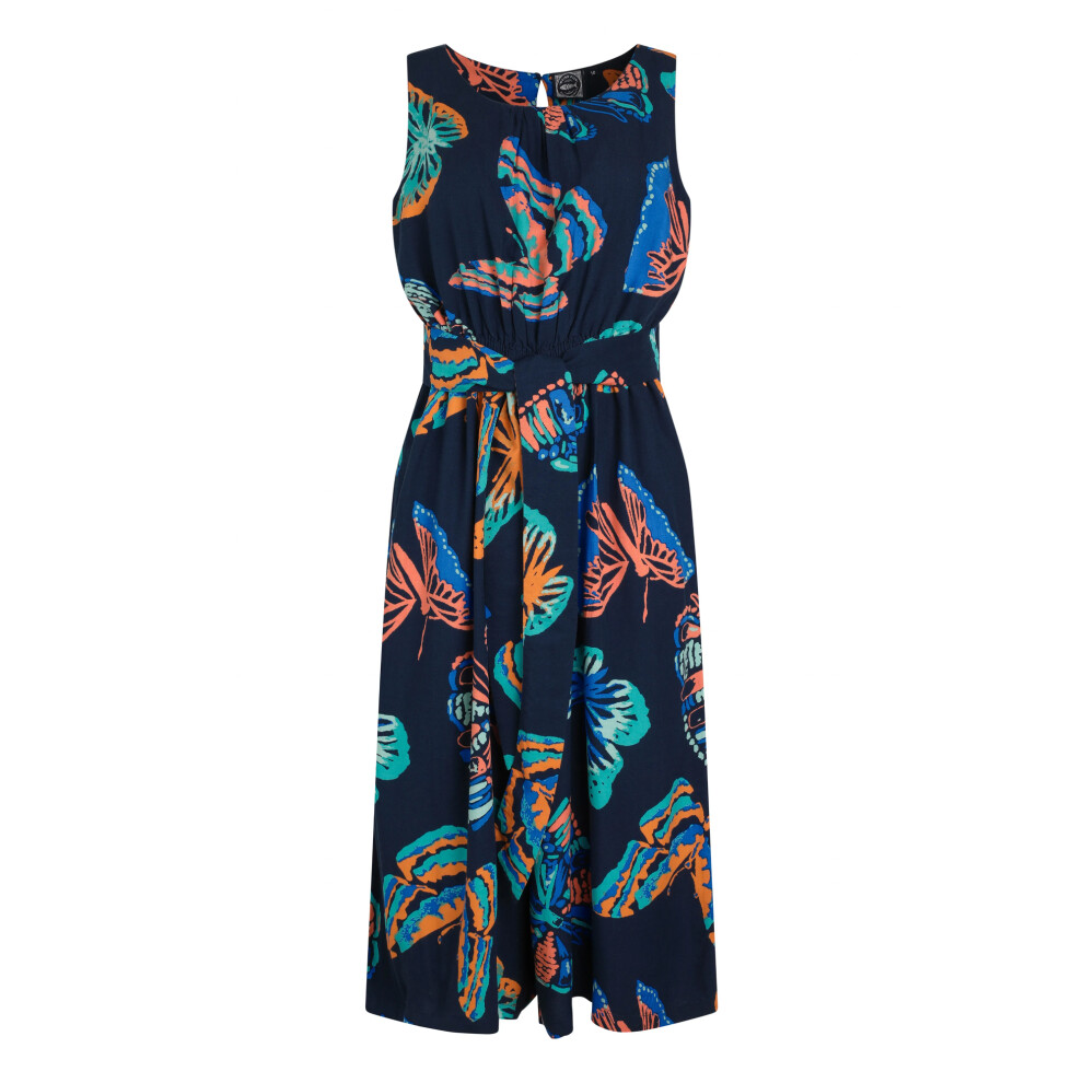 Weird Fish Womens/Ladies Nalani Butterfly Eco Liva Jumpsuit-image-OPC-PGZQGW6-NEW