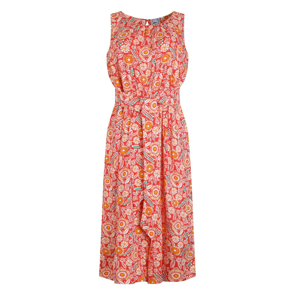 Weird Fish Womens/Ladies Nalani Abstract Eco Liva Jumpsuit-image-OPC-PGZQHCW-NEW