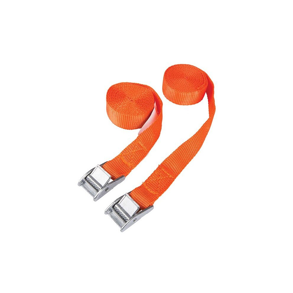 Bluespot Tools Cam Buckle Tie-down Straps Twin Pack 2.5m