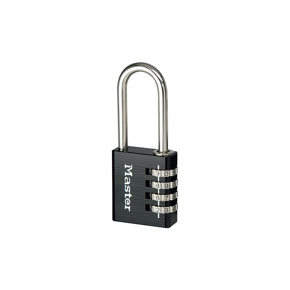 Master Lock Black Finish Combination Padlock