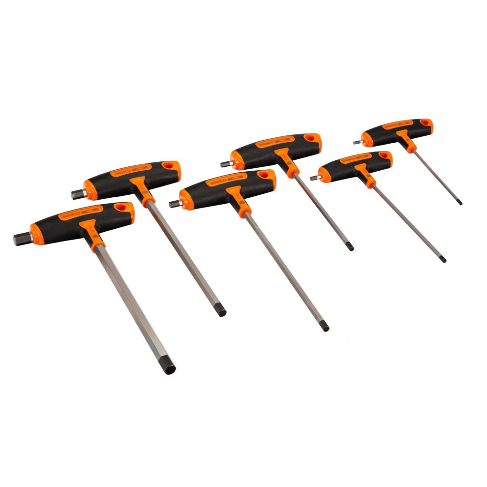 Bahco 903t-1 T-handle Hex Screwdriver Set, 6 Piece