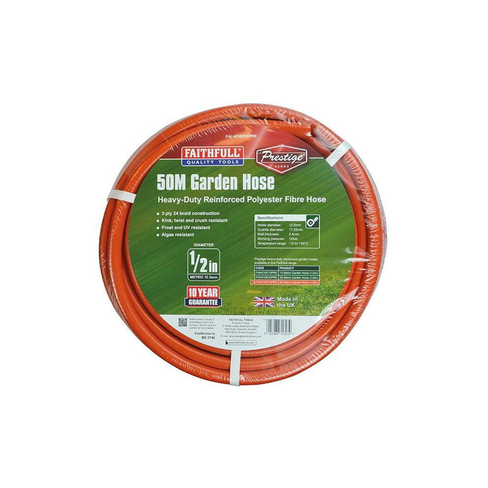 Faithfull Prestige Heavy-duty Garden Hose