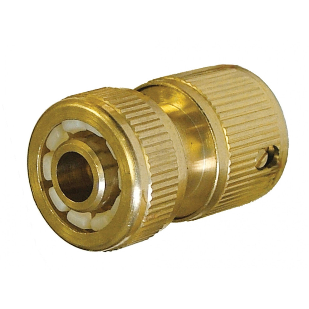 Faithfull Brass Female Hose Connector 12.5mm (1/2in)