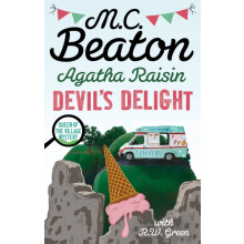 Agatha Raisin Devils Delight by M.C. Beaton Hardcover Book
