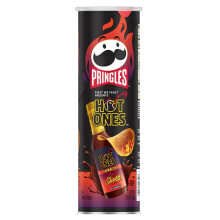 Pringles Hot Ones Los Calientes Barbacoa 156g