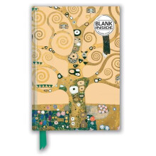 Gustav Klimt Tree of Life Foiled Blank Journal by Created by Flame Tre
