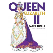 Queen Elizabeth II Paper Dolls by Eileen Miller Paperback Book