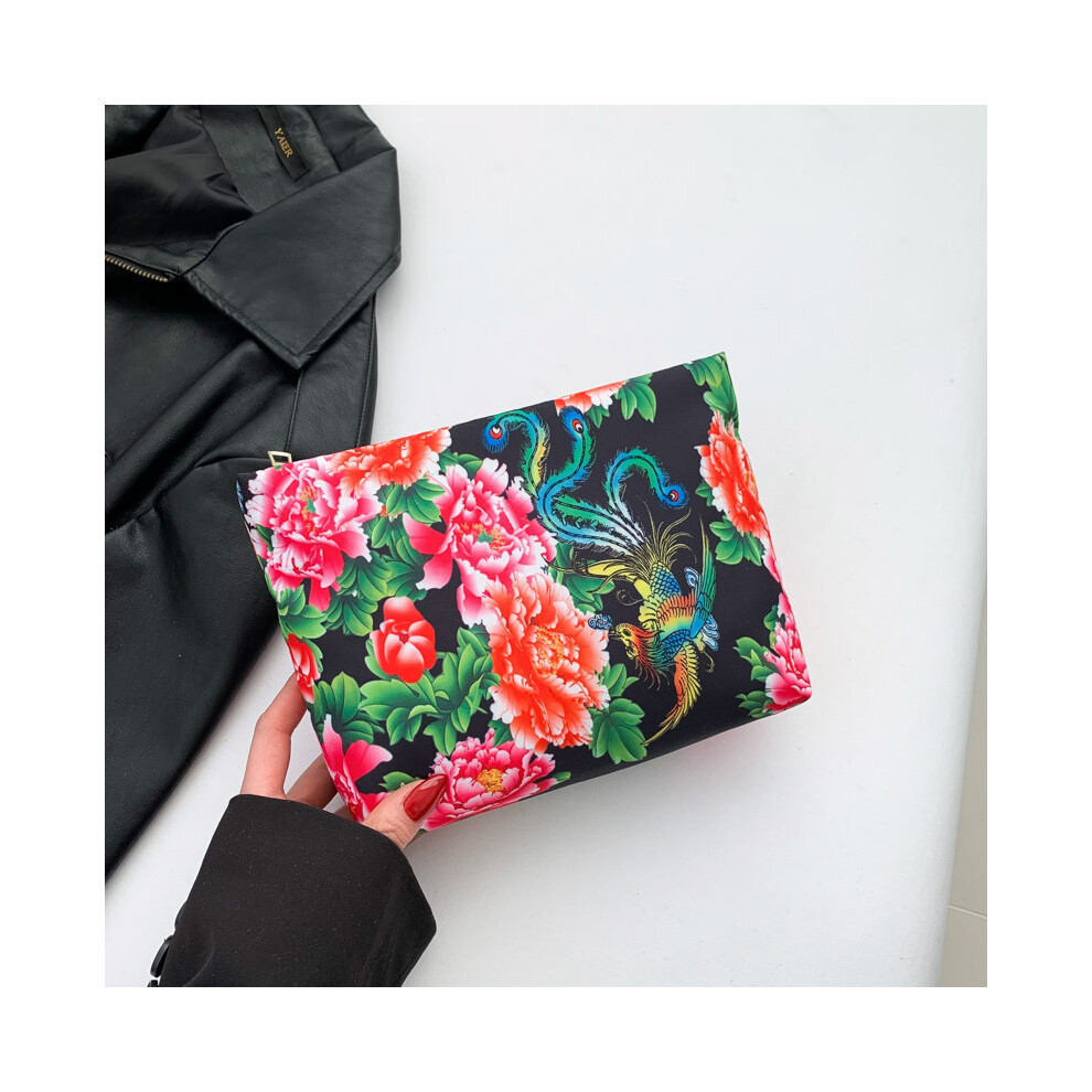 (Black)Sac pochette femme à la mode tendance décontracté enveloppe sac à main pour un usage quotidien