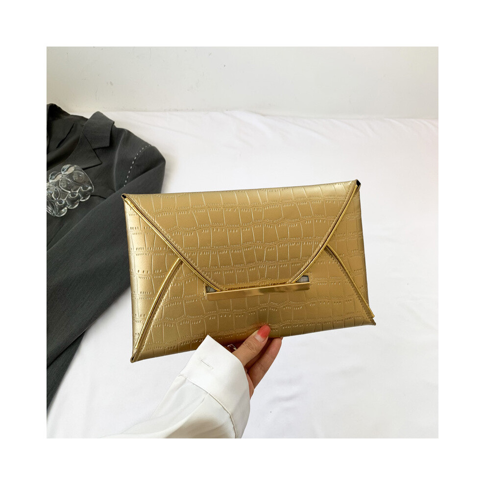 (Gold)Sac pochette à main vintage chic élégant été enveloppe sac à main femme pour