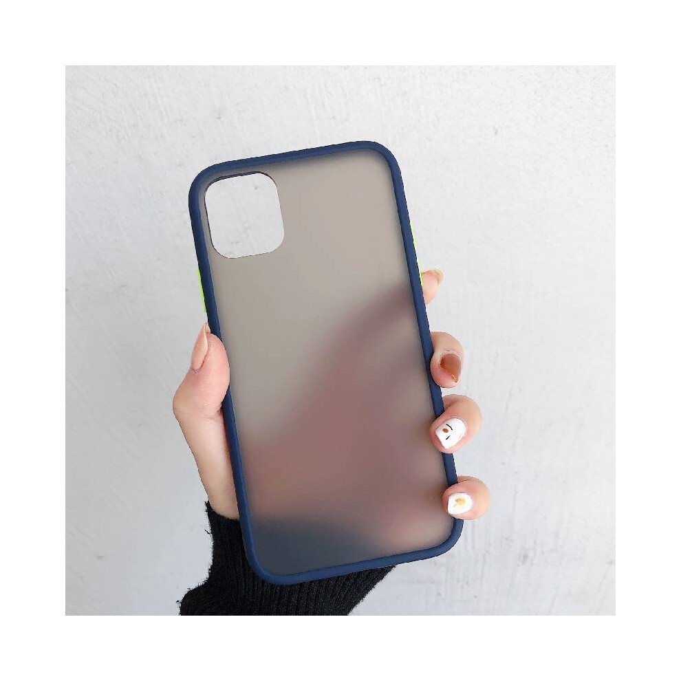 (Dark Blue 16plus)Coque téléphone portable pour 16 Pro Max Plus couleurs mates housse antichoc