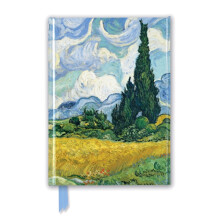 Vincent van Gogh Wheat Field with Cypresses Foiled Journal by Created