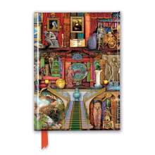 Aimee Stewart Museum Bookshelves Foiled Journal by Created by Flame Tr