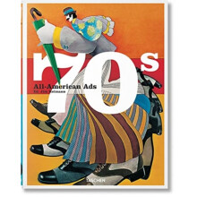 AllAmerican Ads of the 70s by Steven Heller Hardcover Book