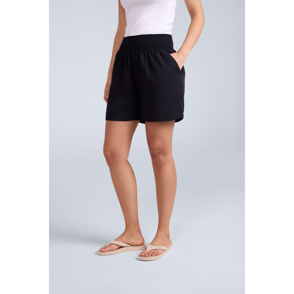 (6 UK, Black) Animal Womens/Ladies Carmen Tencel Shorts