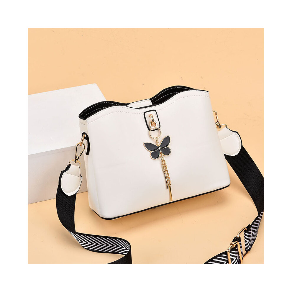 (OffWhite)Sac seau à eau Pu haut de gamme sac à bandoulière souple à la mode pour femme en noir bordeaux et