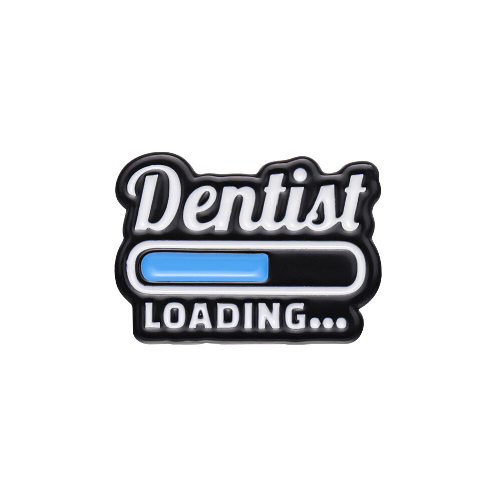 (XZ9882)Broche à dents de dessin animé accrocheuse épingle créative en alliage pour accessoires tendance médical