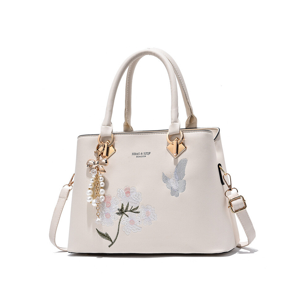 (Off White)Élégant sac à main vintage Pu pour femme en bordeaux kaki noir vert bleu couleurs avec plusieurs poches