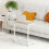 Homcom HOMCOM C-Shaped Sofa Side Table, Height Adjustable Overbed Table, Oak 7