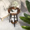 Homcom HOMCOM 3-Tier Small End Table Industrial 38 cm Round Side Table Rustic Brown 9