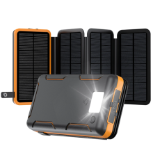 New Portable Solar Power Bank 20000mAh Compatible with IOS Android