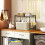 Homcom HOMCOM 2-Tier Expandable Microwave Oven Rack with 3 Hooks, Black 8