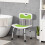 Homcom HOMCOM Shower Stool for Elderly Disabled Adjustable Shower Stool Green 1