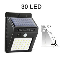 (30LED, 2PCS) LED Solar Motion Sensor Wall Light 1/2/4PCS Outdoor Solar Powered Lights For Yard Garden Fence Garage Waterproof Street Lamp