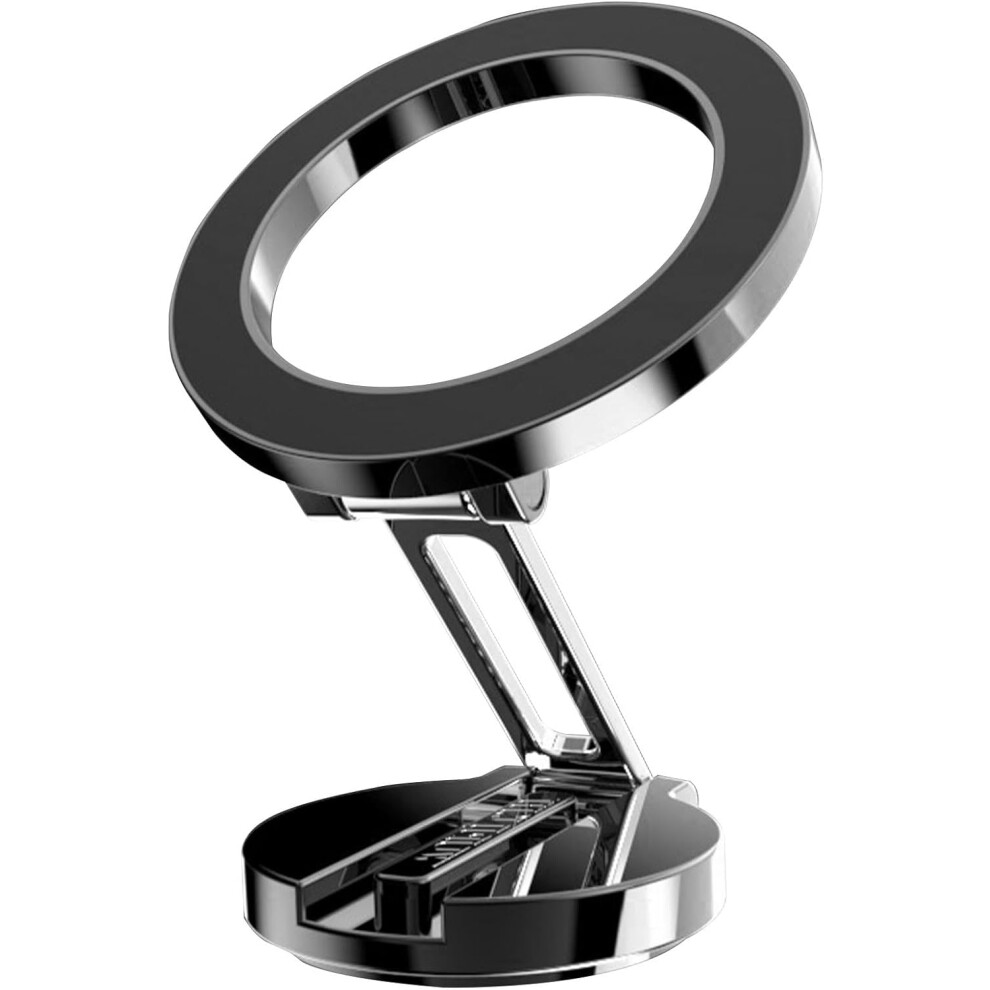 Car Dash Phone Holder - Folding Phone Holder Stand,Foldable Car Magnet Grip with 360 Degree Rotation for Men, Women