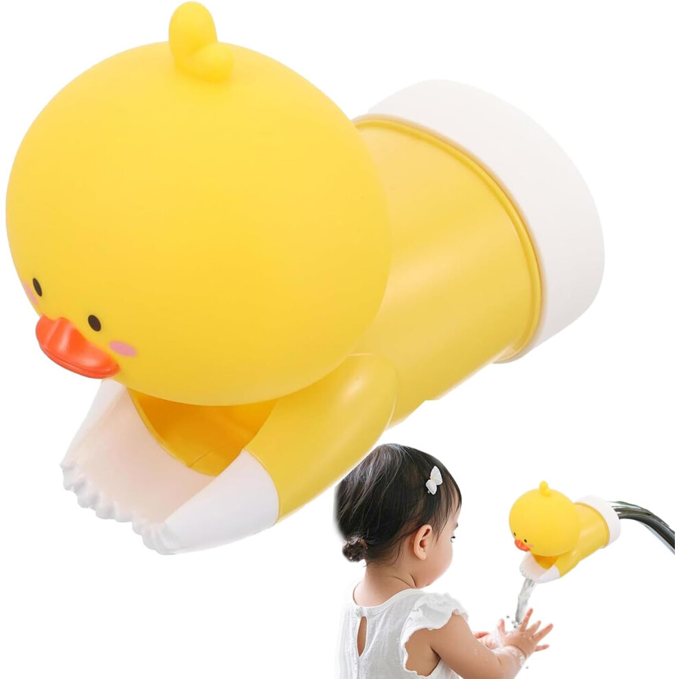 Kids Faucet Extender for Sink, Tap Extender for Children, Kitchen Duck Tap Approach, Soft Cute Water-Saving Tap, Decoration Adapter for Toddler Hand